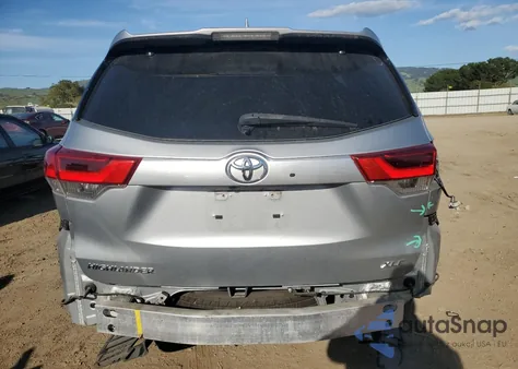 2018 Toyota Highlander Se from USA, damaged, VIN 5TDKZRFH5JS534366